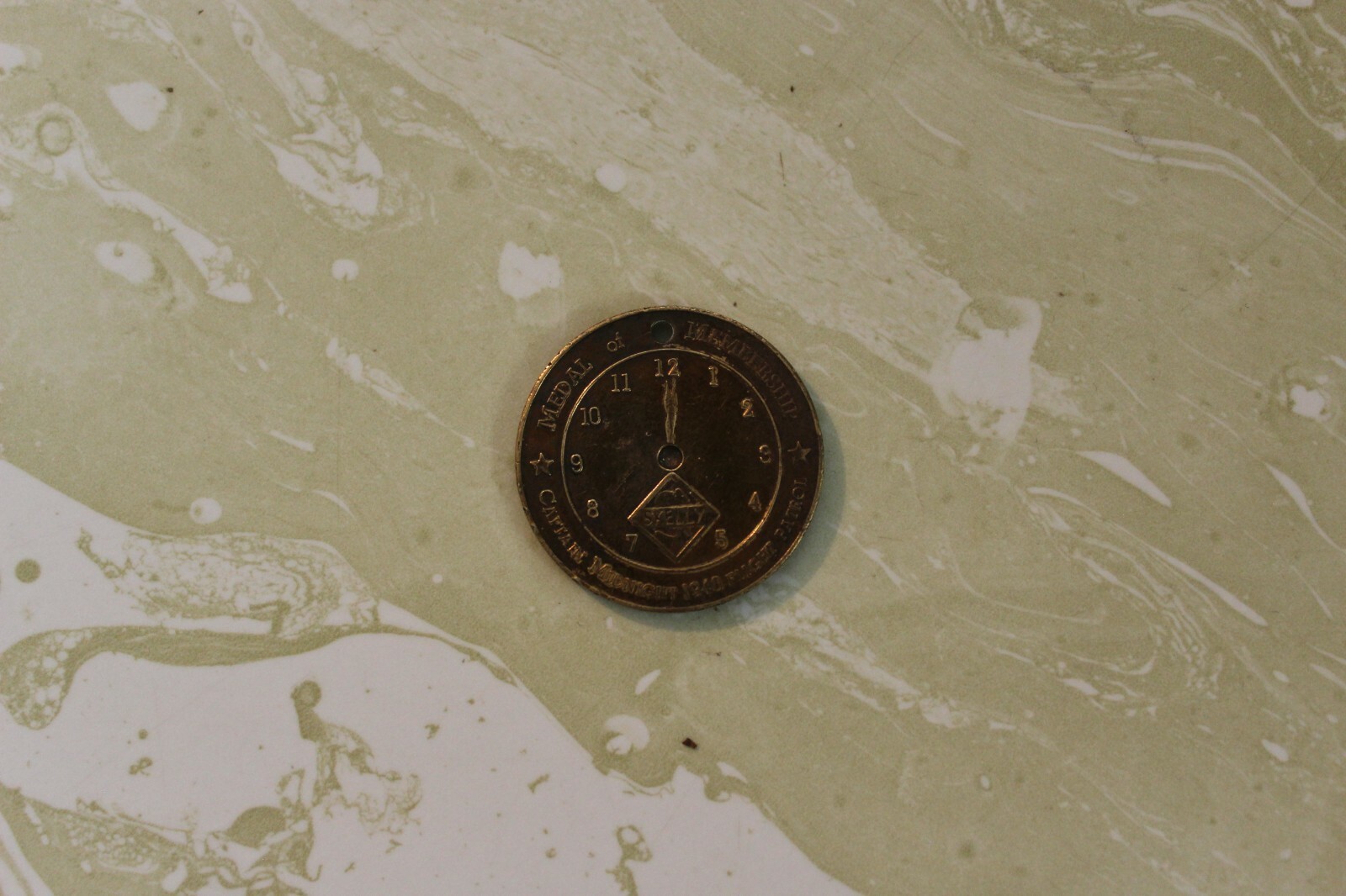 AS FOUND, BRASS CAPITAN MIDNIGHT MEMBERSHIP MEDAL