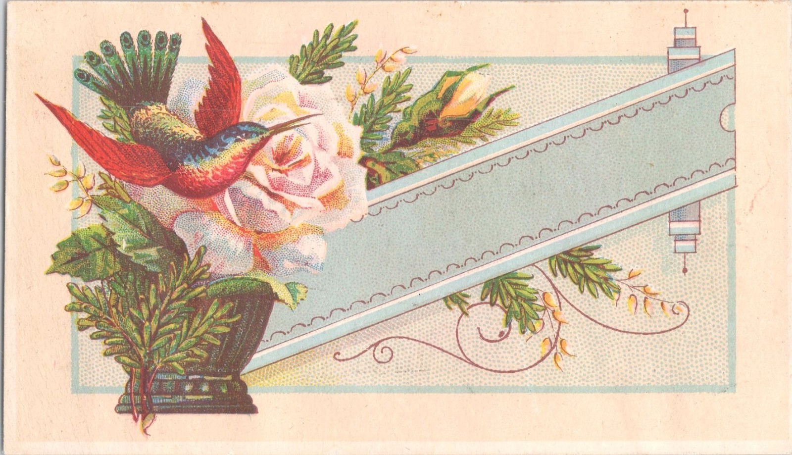 Saratoga Stoves – J.S. & M. Peckham Utica, NY – Antique Victorian Trade Card