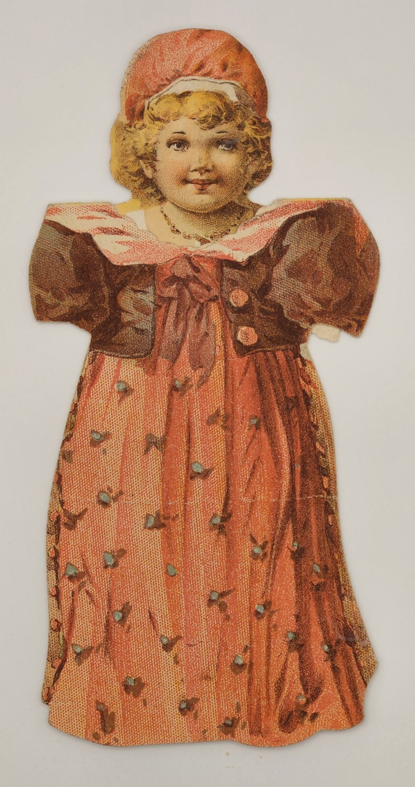 1898-1900 Premium Cracker Jack Prize Paper Mamma Doll Toy