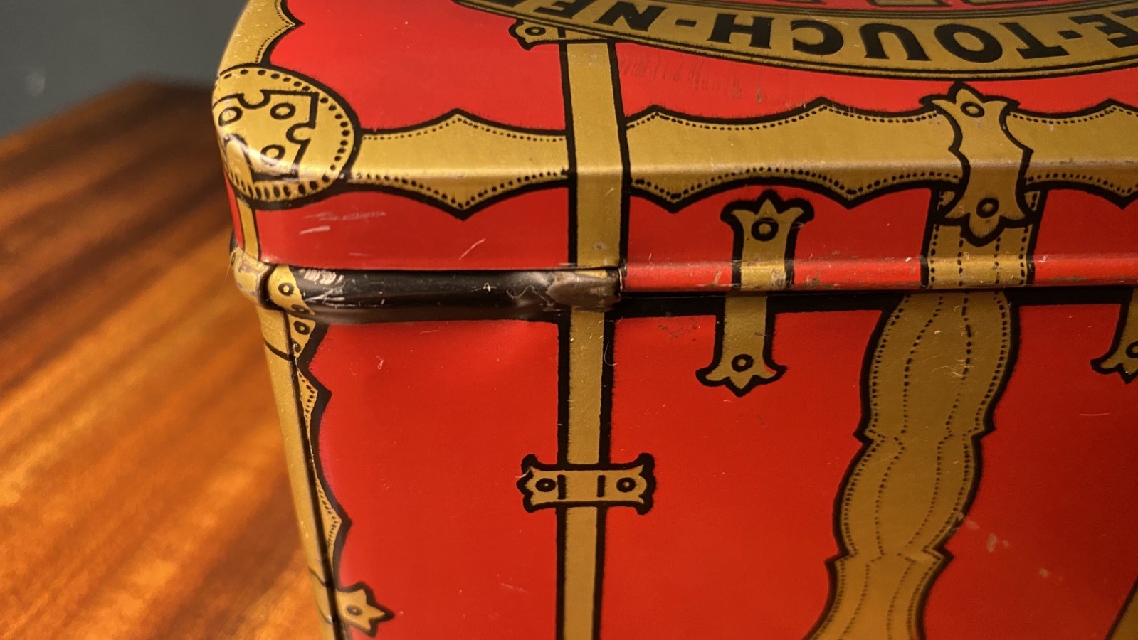 Vintage Swee-Touch-Nee Tea Empty Tin The Consolidated Tea Co Aristocrat of Tea