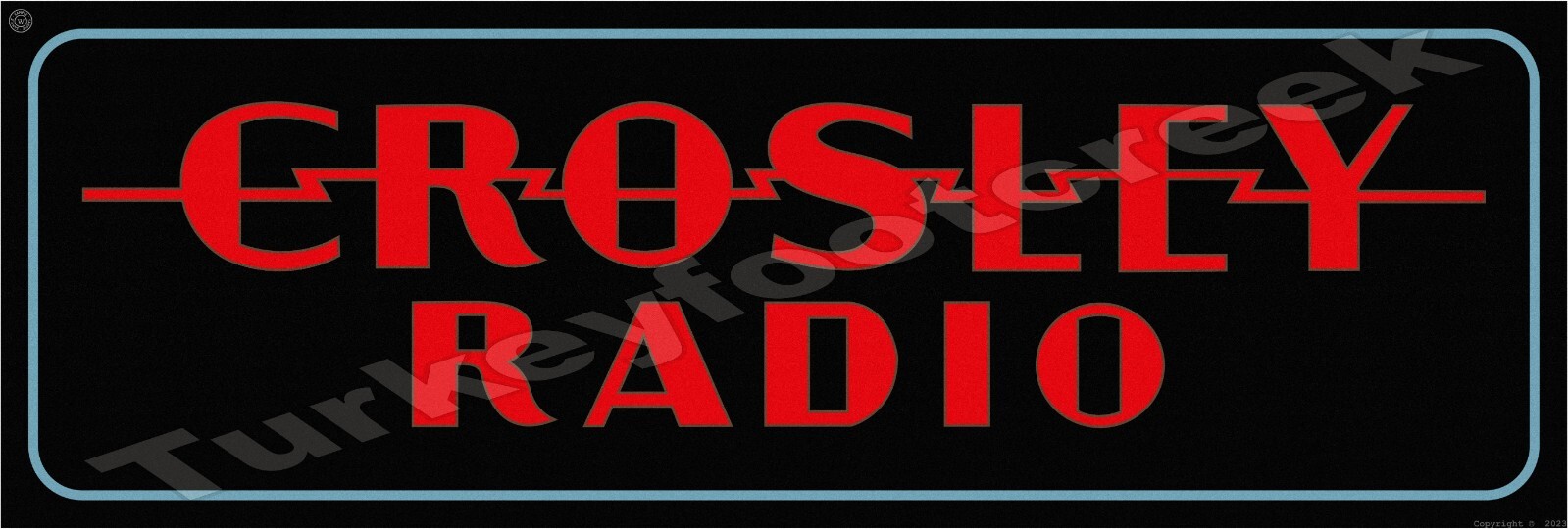 Crosley Radio 8″ x 24″ Metal Sign