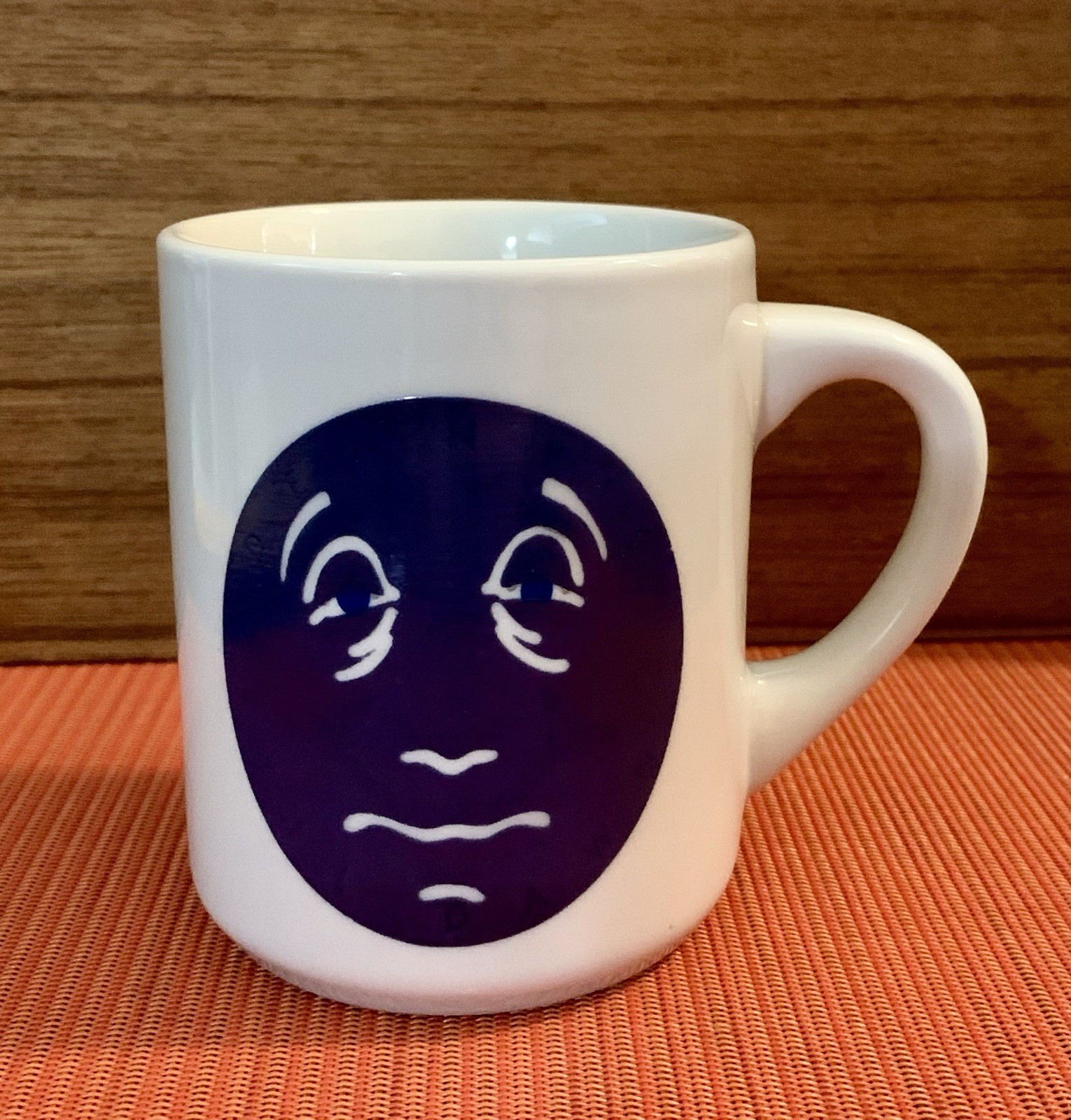 Vintage DENNY’S TIL DAWN Heat-Activated COFFEE MUG 8 Oz. Changes Moon to Sun EUC