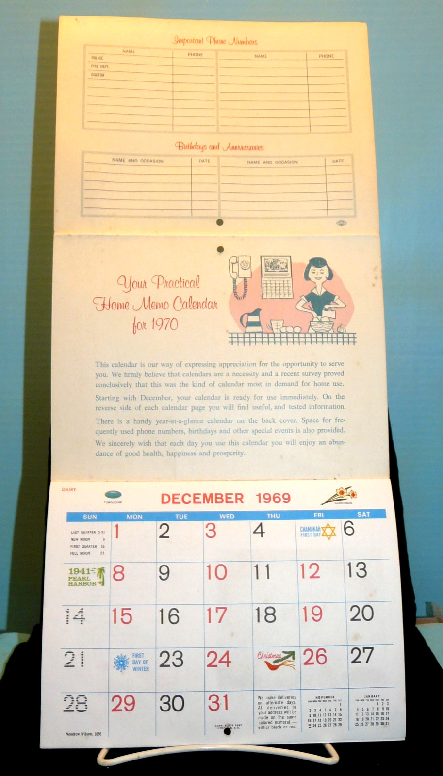 Vintage 1970 Hertzler’s Dairy,Elizabethtown,PA. Farm House,Dairy Cows w/Recipes