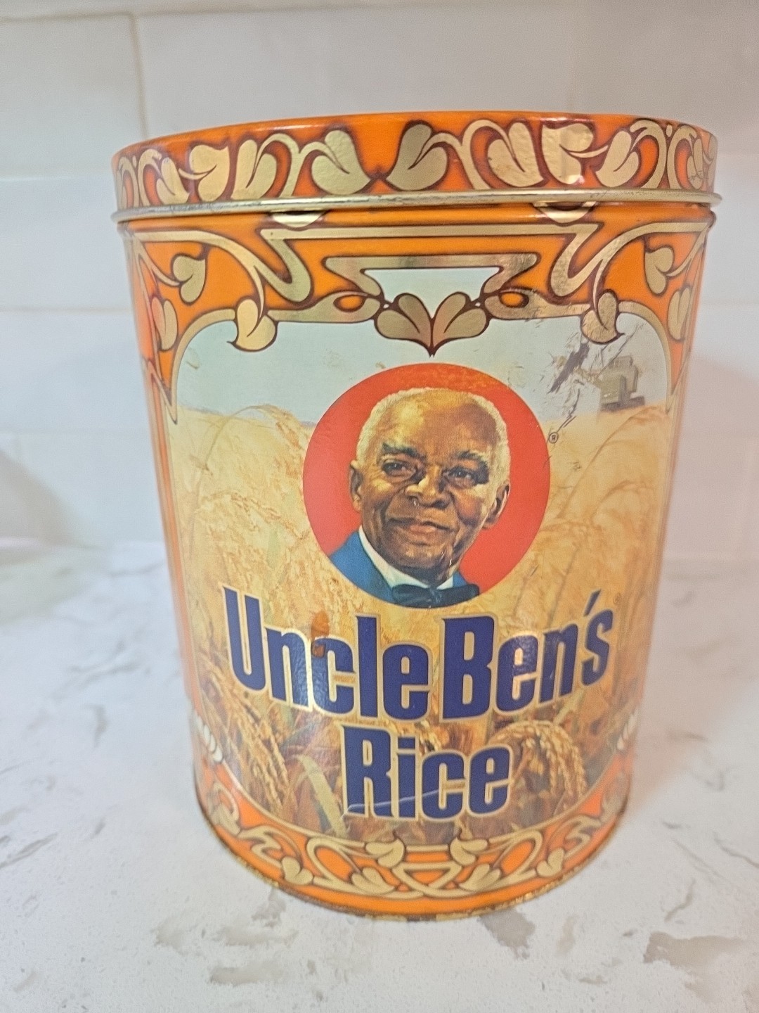 Vintage 1983 Uncle Ben’s Rice 40th Anniversary Limited Edition Tin Canister