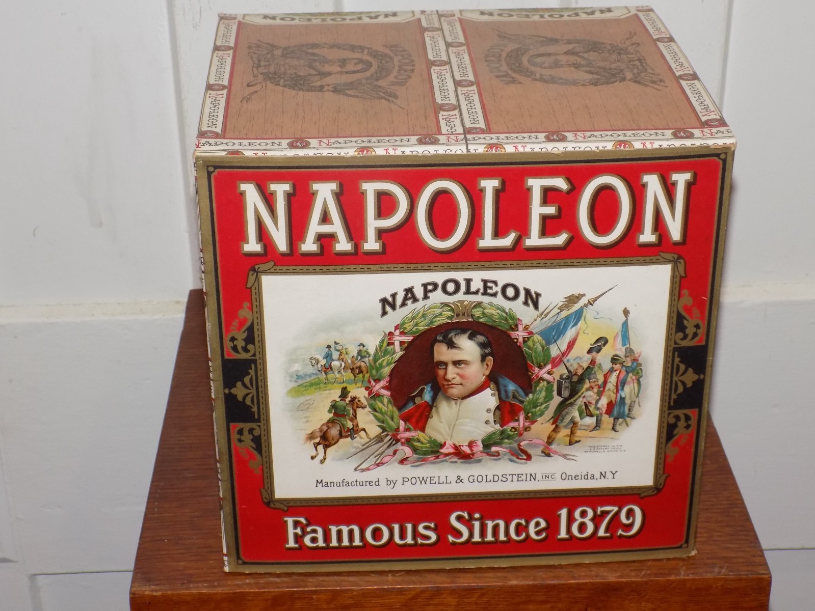 Vintage Napoleon Cigar Box Store Display