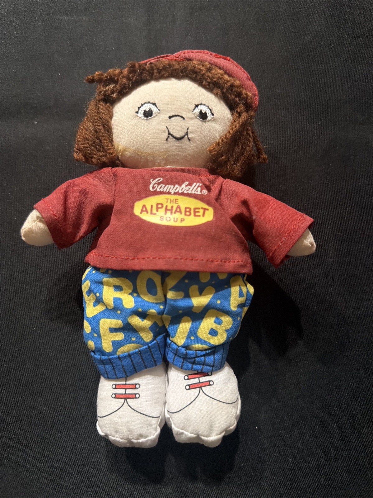 CAMPBELL’S SOUP KIDS Doll 7 Inch Soft Bean Bag Doll Alphabet Boy🥰