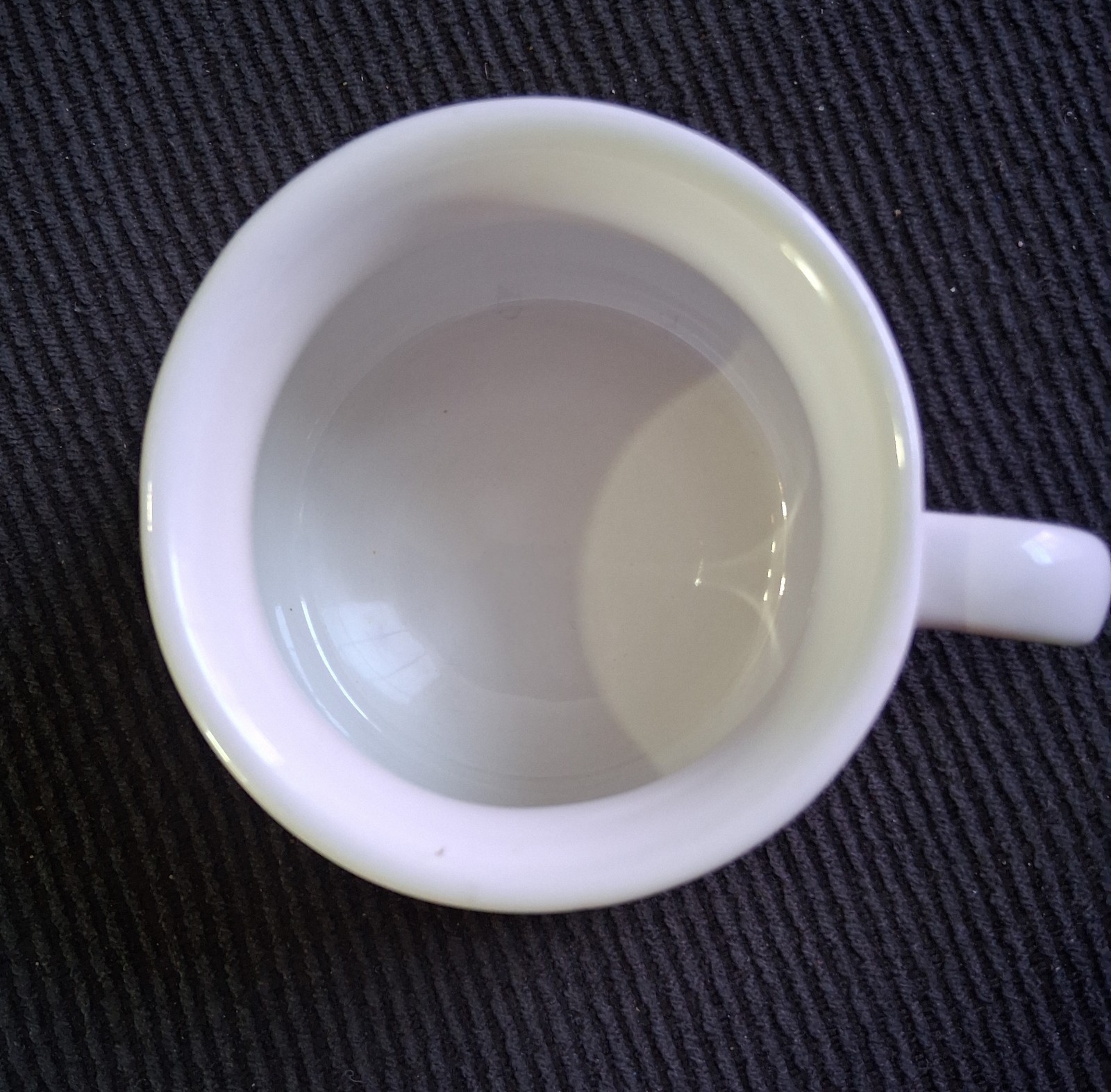 Campbell Soup Company 1998 Ceramic Advertising Mug Character Face, White/Red