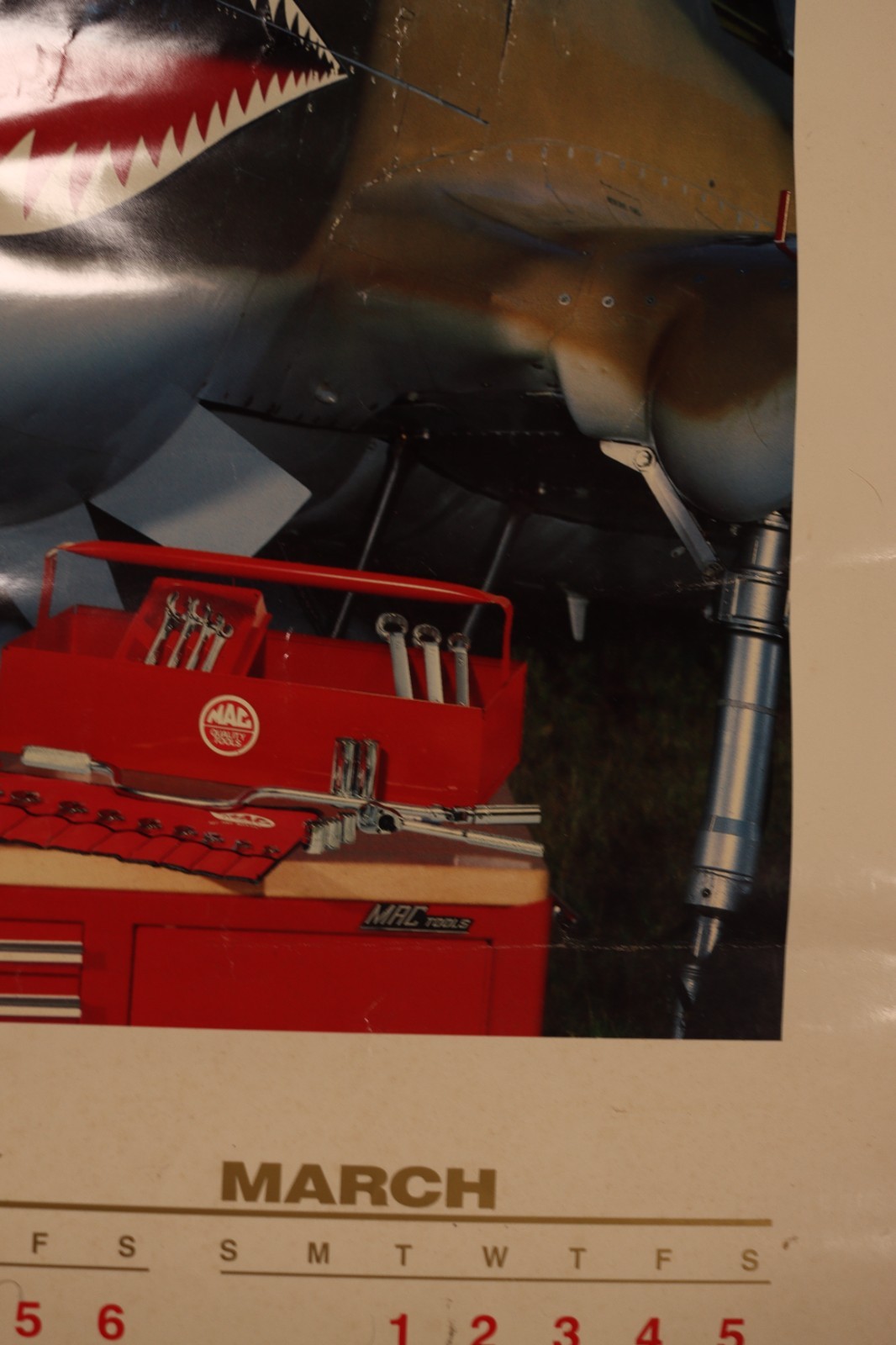 Vintage 1988 Mac Tools Calendar 50th Anniversary 19″x24″