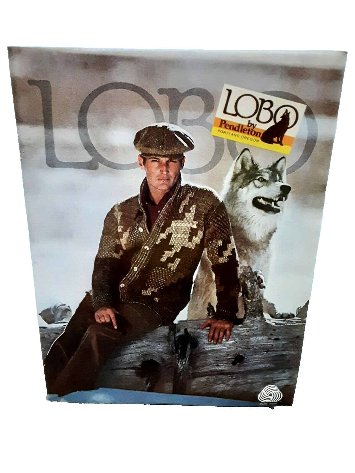 1980 Lobo By Pendleton Portland Oregon Original print ad Vintage 80s