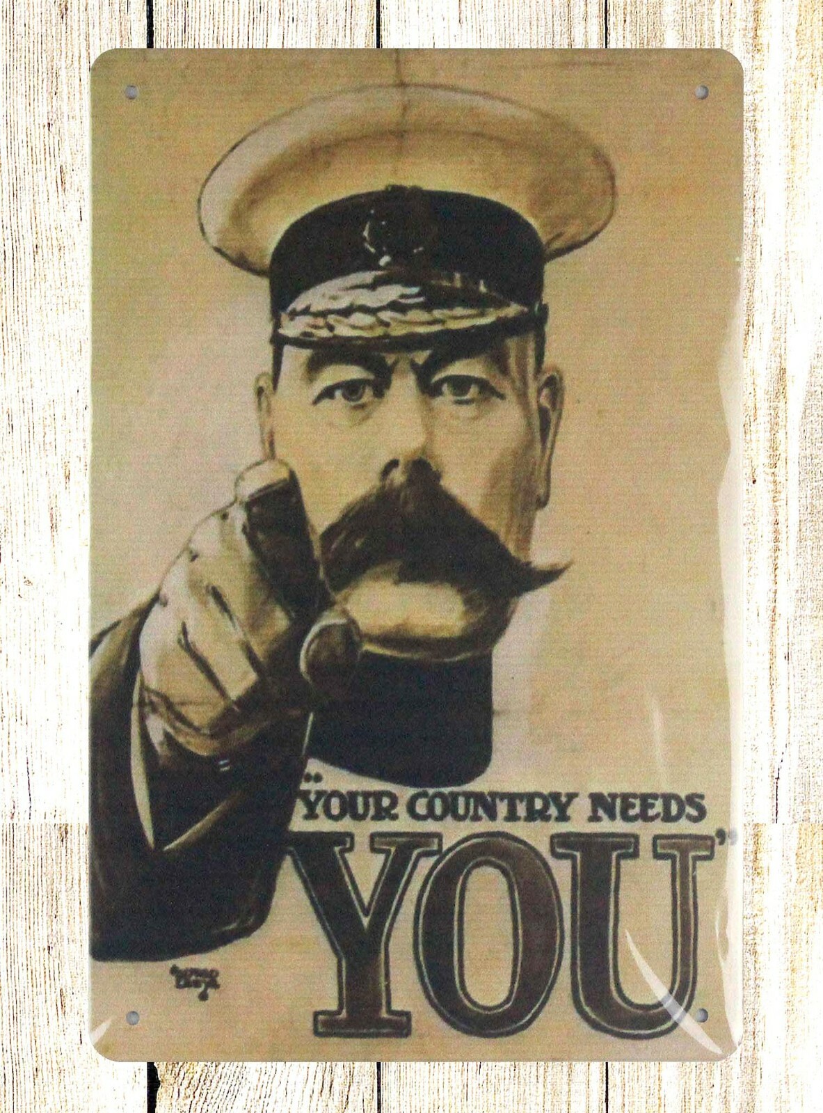 home kitchen wall murals Your country needs You tin metal sign