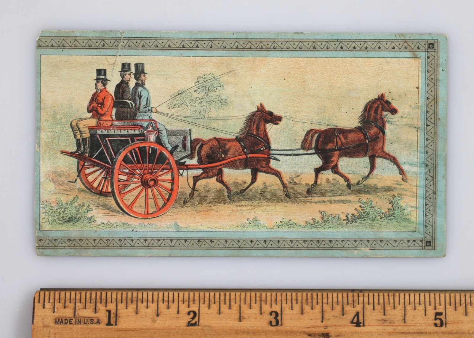 Victorian Trade Card James L. Short Harness & Stable Goods Palmer House Chicago