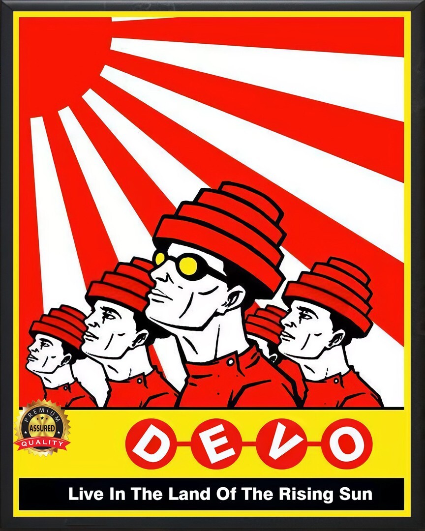 Devo – Live In The Land Of The Rising Sun – 2003 – Metal Sign 11 x 14