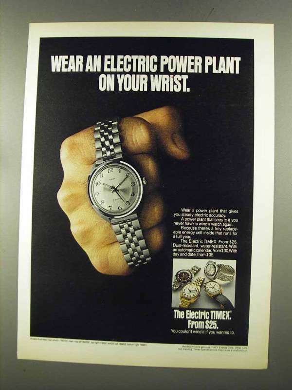 1972 Timex Watch Ad – 760702 762702 776502 769602