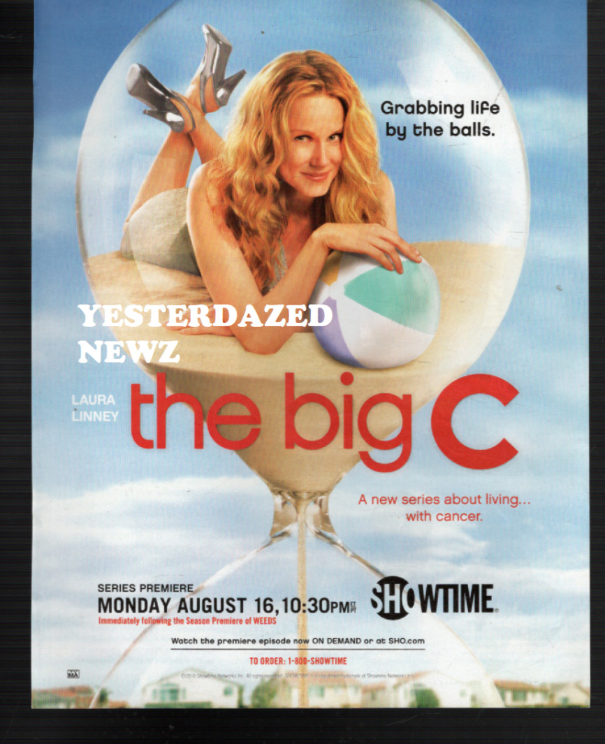 2010 Print Ad for The Big C on Showtime w/Laura Linney