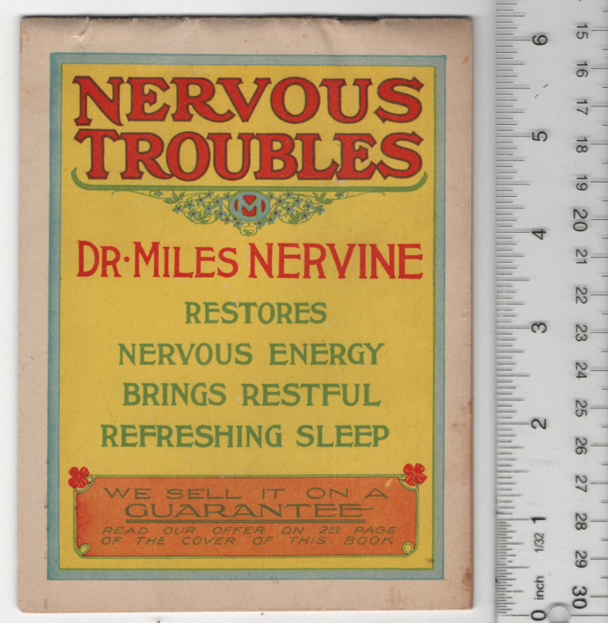 Dr. Miles Nervine Things Worth Knowing Victorian Trade Card 4″x6″ VTC-XJ240