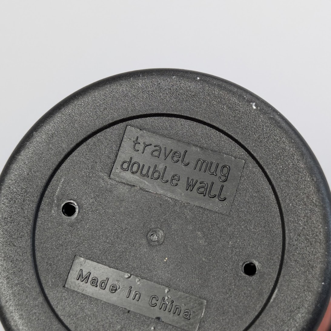 Snap-On Tools Travel Mug Red Metal Double Wall Insulated Handle Lid