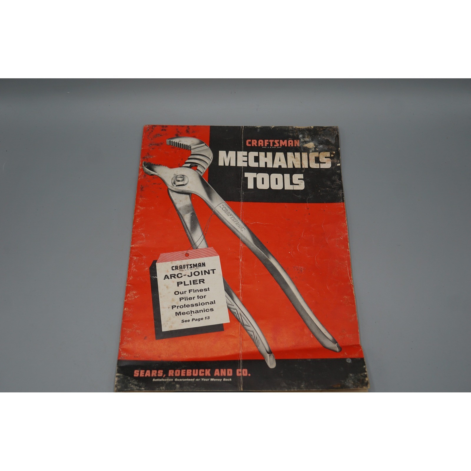 Vintage Craftsman Mechanics Tools Catalog Sears Roebuck and Co Tool Box Ephemera