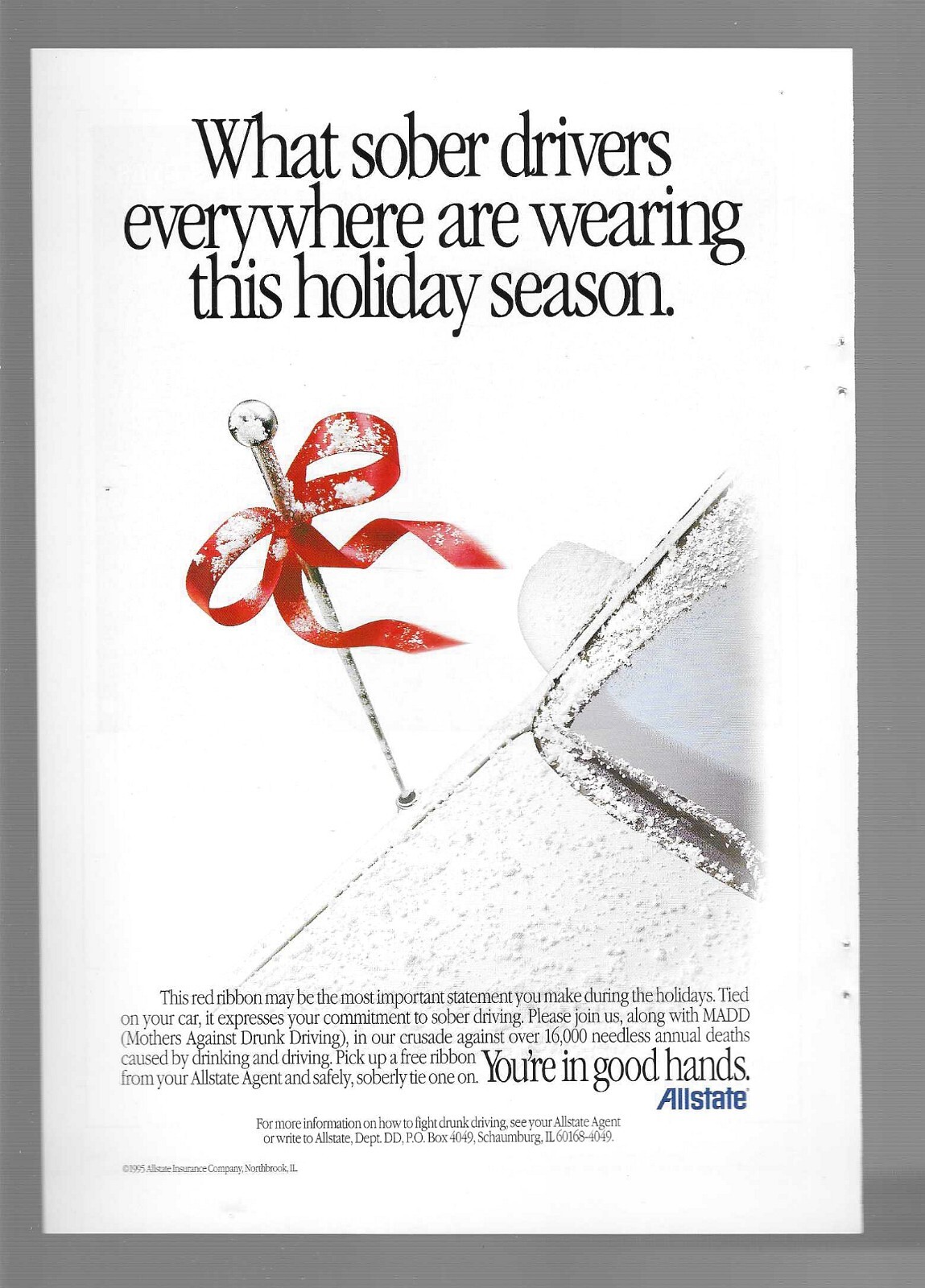 Allstate Insurance Sober Drivers Holiday Season & General Motors GM Credit Ads