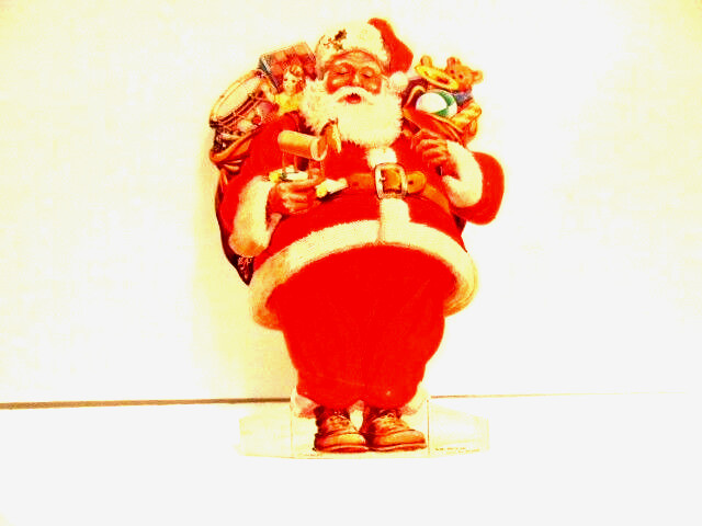 vintage Lancaster County National Bank Christmas Club Santa advertising card