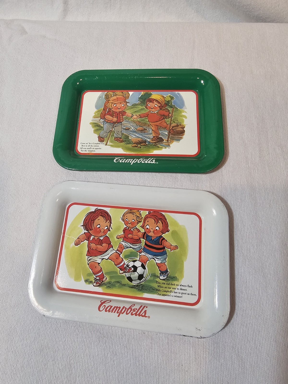 Vintage ‘97 Cambell’s Tin Serving Trays