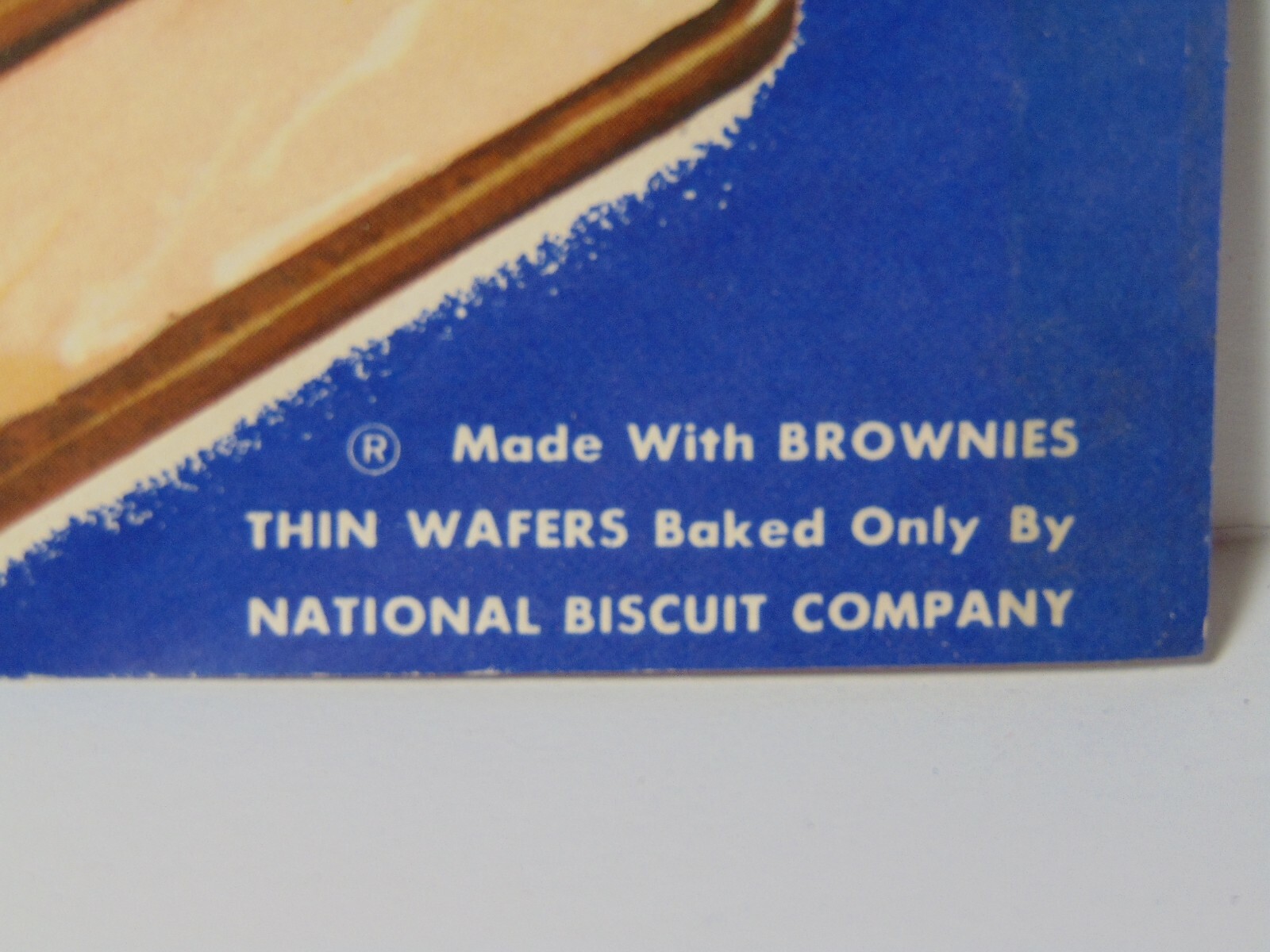 Old Vintage 1950s NBC Brownie Ice Cream Sandwich Advertising Sign Elves Graphic