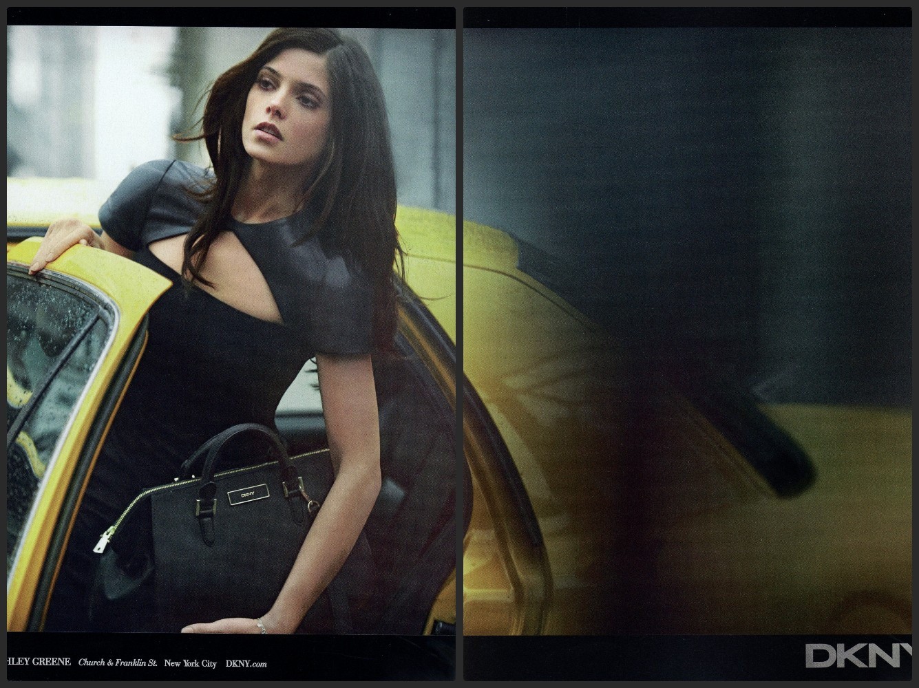 DKNY magazine AD 238 OOP 2012 ASHLEY GREENE 2 PGS