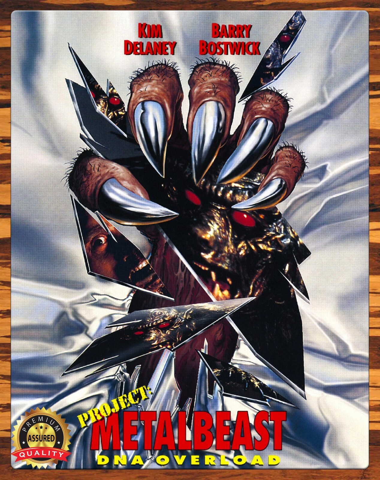 Project Metalbeast – DNA OVERLOAD – 1995 – Movie Poster – Metal Sign 11 x 14
