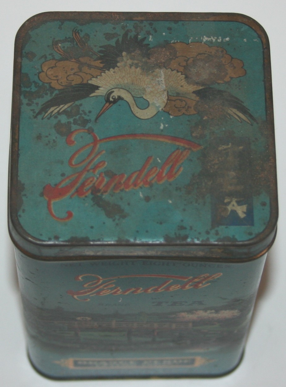 Ferndell Orange Pekoe Tea Tin, Sprague, Warner & Co., Chicago, IL, 8 oz.