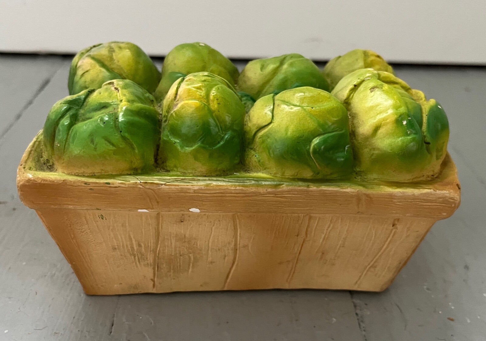Mid-Century 1950’s Grocery Store Appliance Advertising Prop Chalkware Vegetables