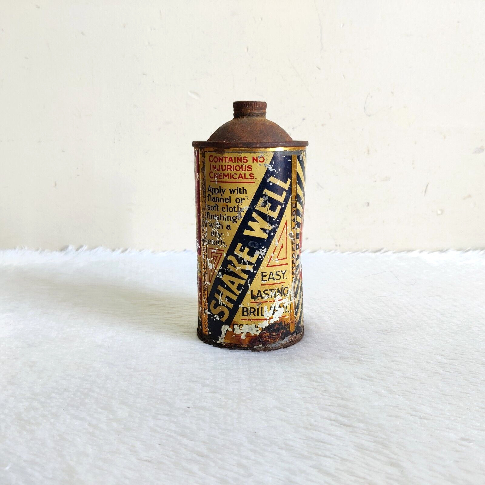 1950 Vintage Reckitt Colman Brasso Metal Polish No 12 Sealed Tin England TB275