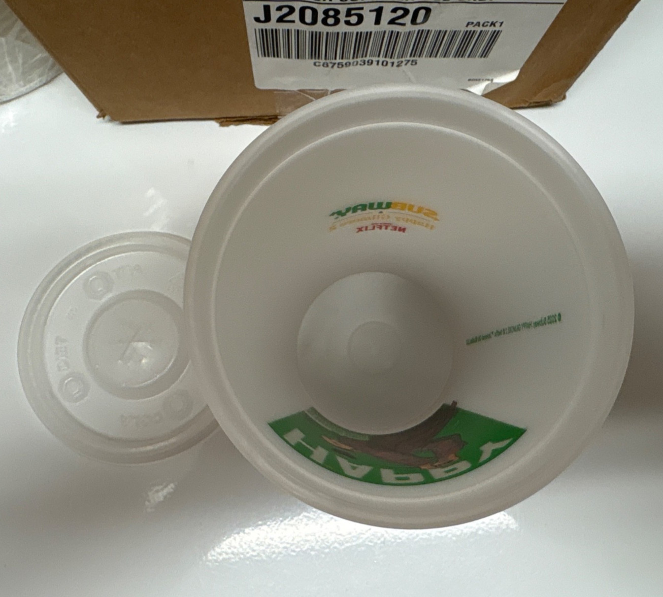 Happy Gilmore 2 Subway Cup Happy New Plastic Cup Netflix Movie Adam Sandler