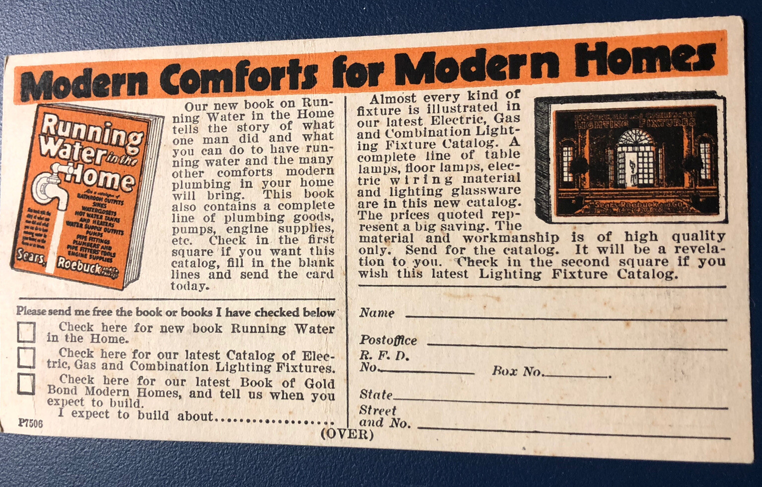 Vintage Sears Roebuck And Company Insert Advertisement Chicago Illinois