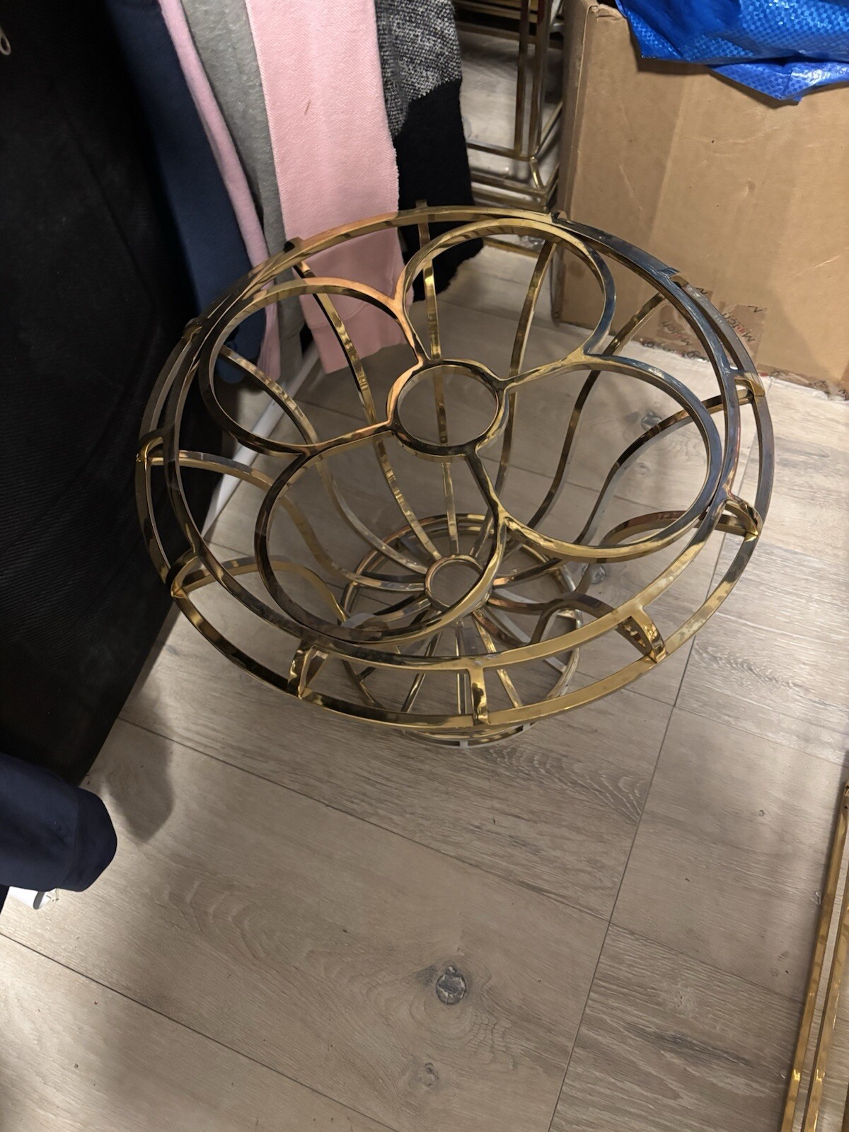 LOUIS VUITTON TABLES STORE DISPLAYS TWO TOGETHER 36L 20H 20W 40 POUNDS BEAUTIFUL