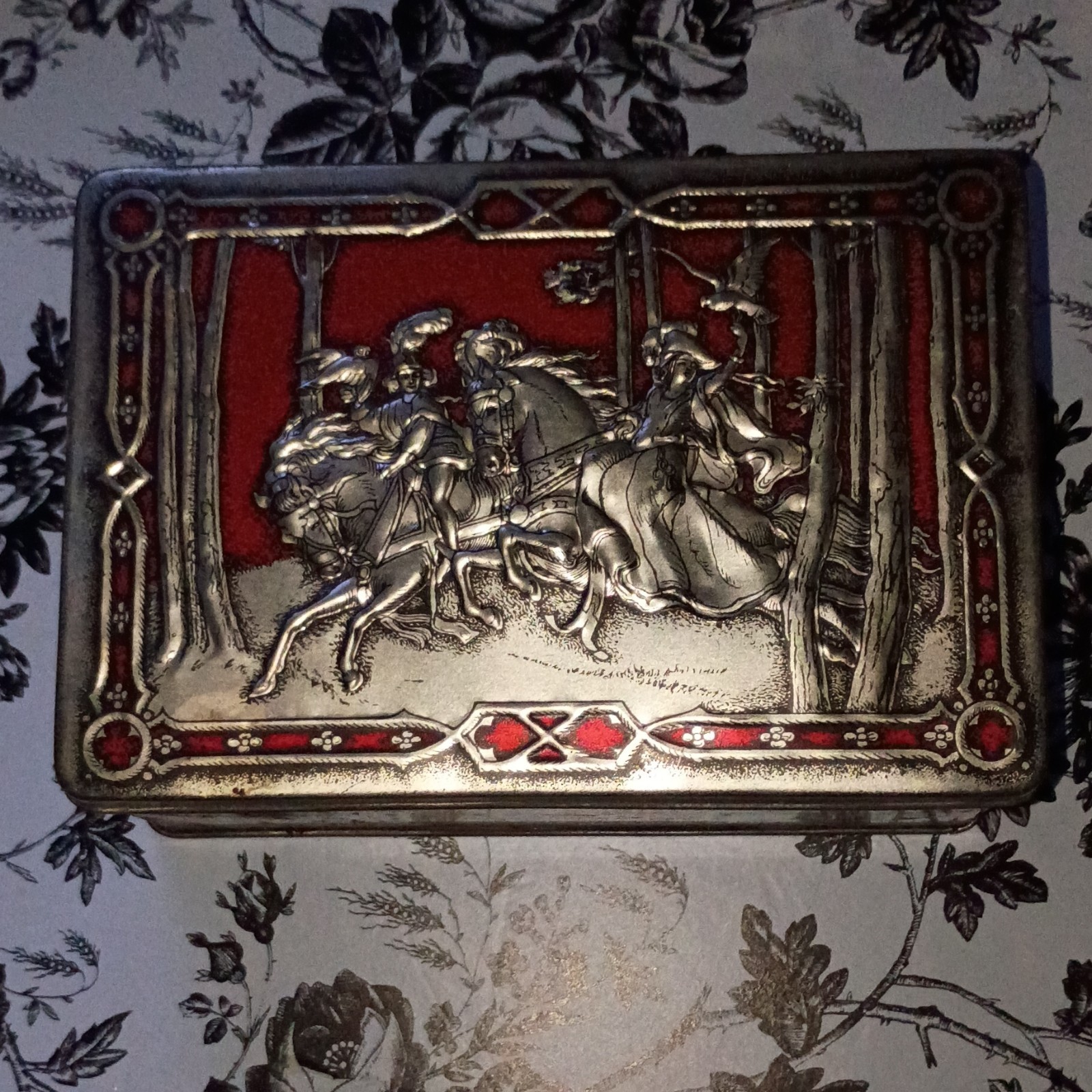 Rileys Brothers Toffee Tin Metal Halifax Yorks England Vintage 15oz