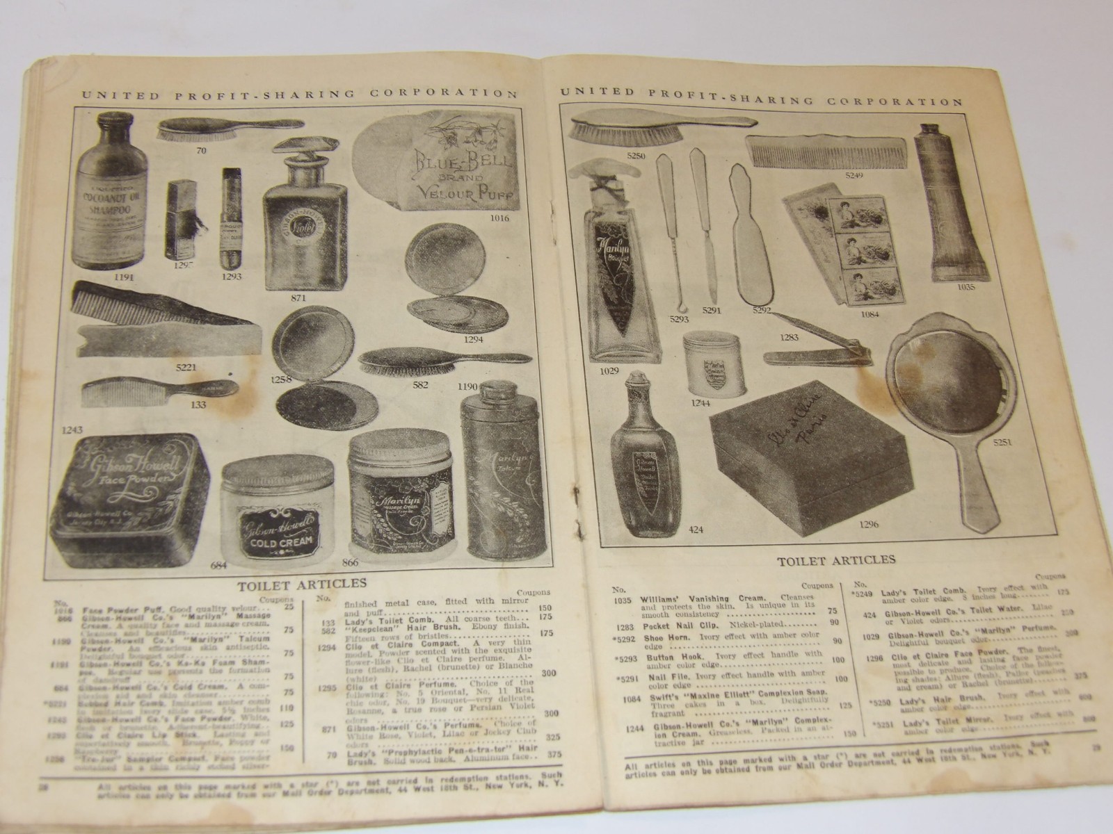 VINTAGE 1926 COUPON REDEMPTION CATALOG! TOYS/WATCHES/CLOCKS/PIPES/JEWELRY &MORE!