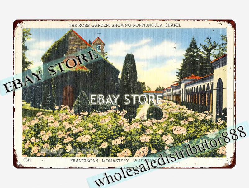 1930-45 Rose Garden, Washington, D. C tin sign office restaurant decor