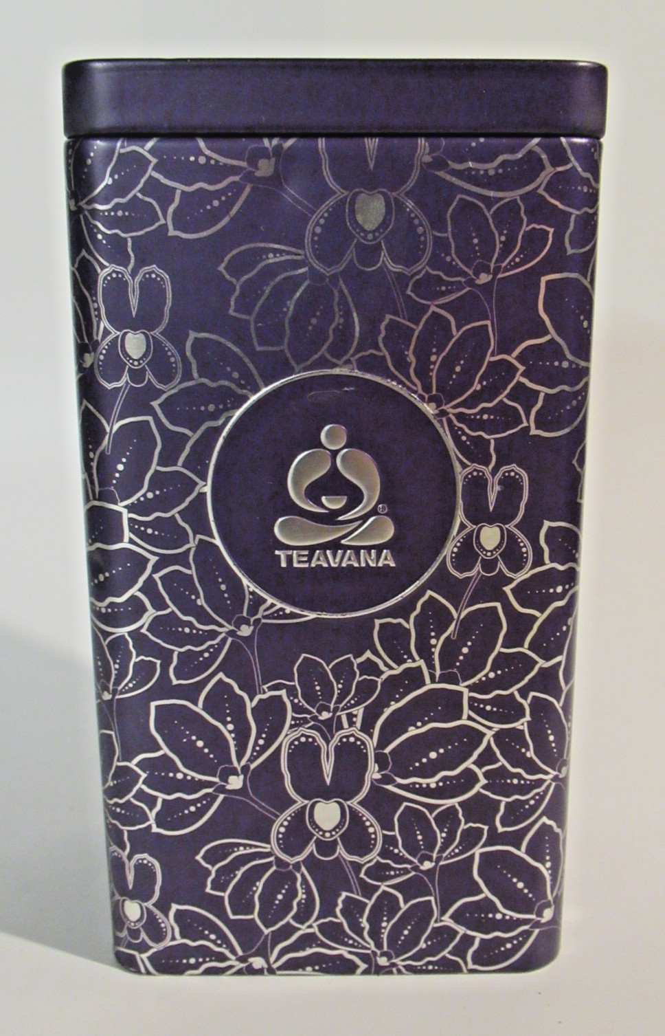 2013 Rectangular 7 Ounce Teavana Tea Canister Tin Can