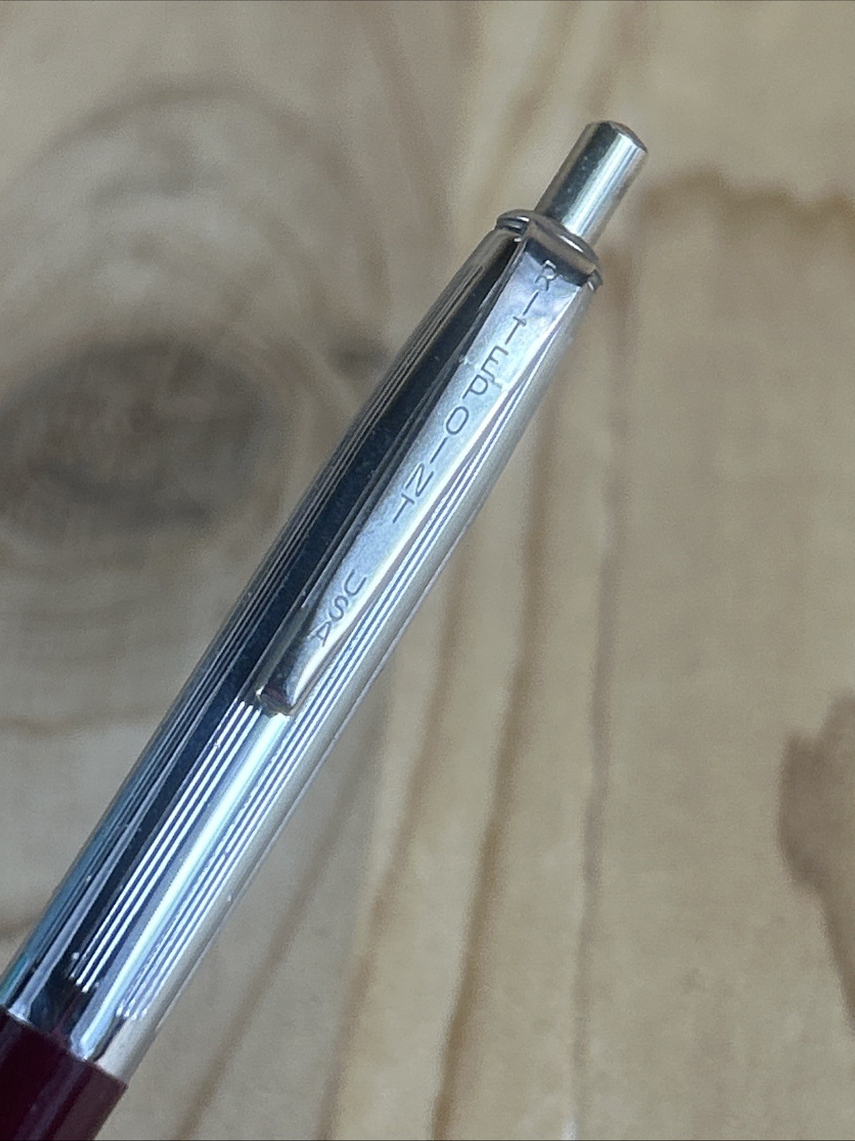 Farmers Elevator And Feed Mill Vintage Pen Darfur Minnesota Burgundy