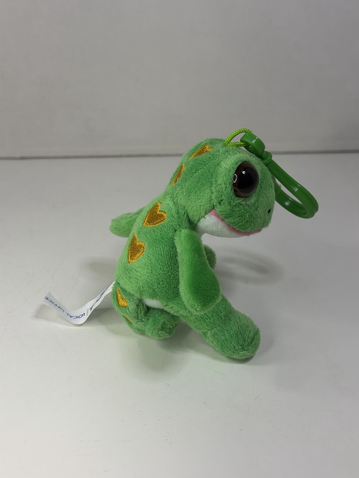 Geico Gecko Backpack Clip Keychain Plush Stuffed Soft Animal Insurance Mascot 3”