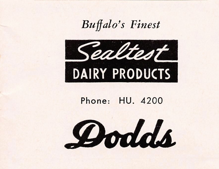 Dodds Sealtest Dairy Products Buffalo New York Vtg Magazine Print Ad