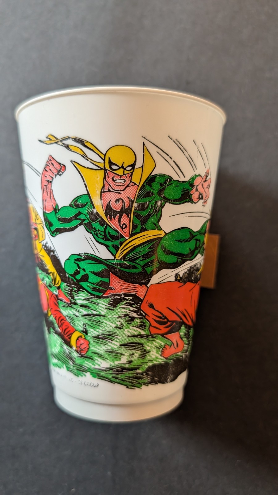 Iron Fist 1977 7-11 Slurpee Cup MARVEL Comic Series