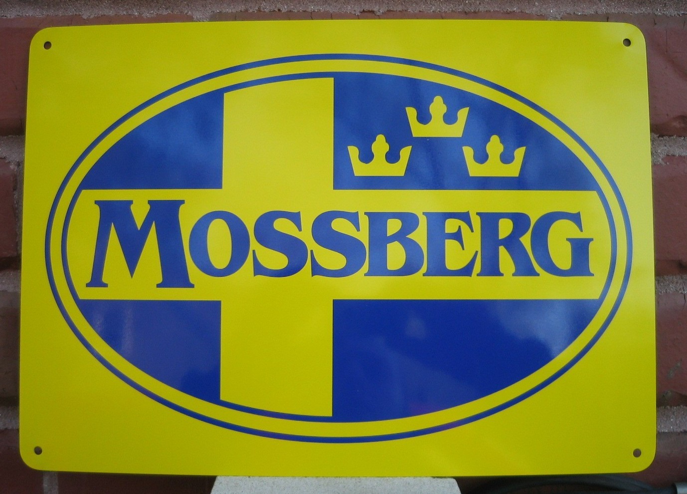 MOSSBERG & SONS Firearms Guns Shotgun Rifle Hunting Advertising Logo SIGN 10day