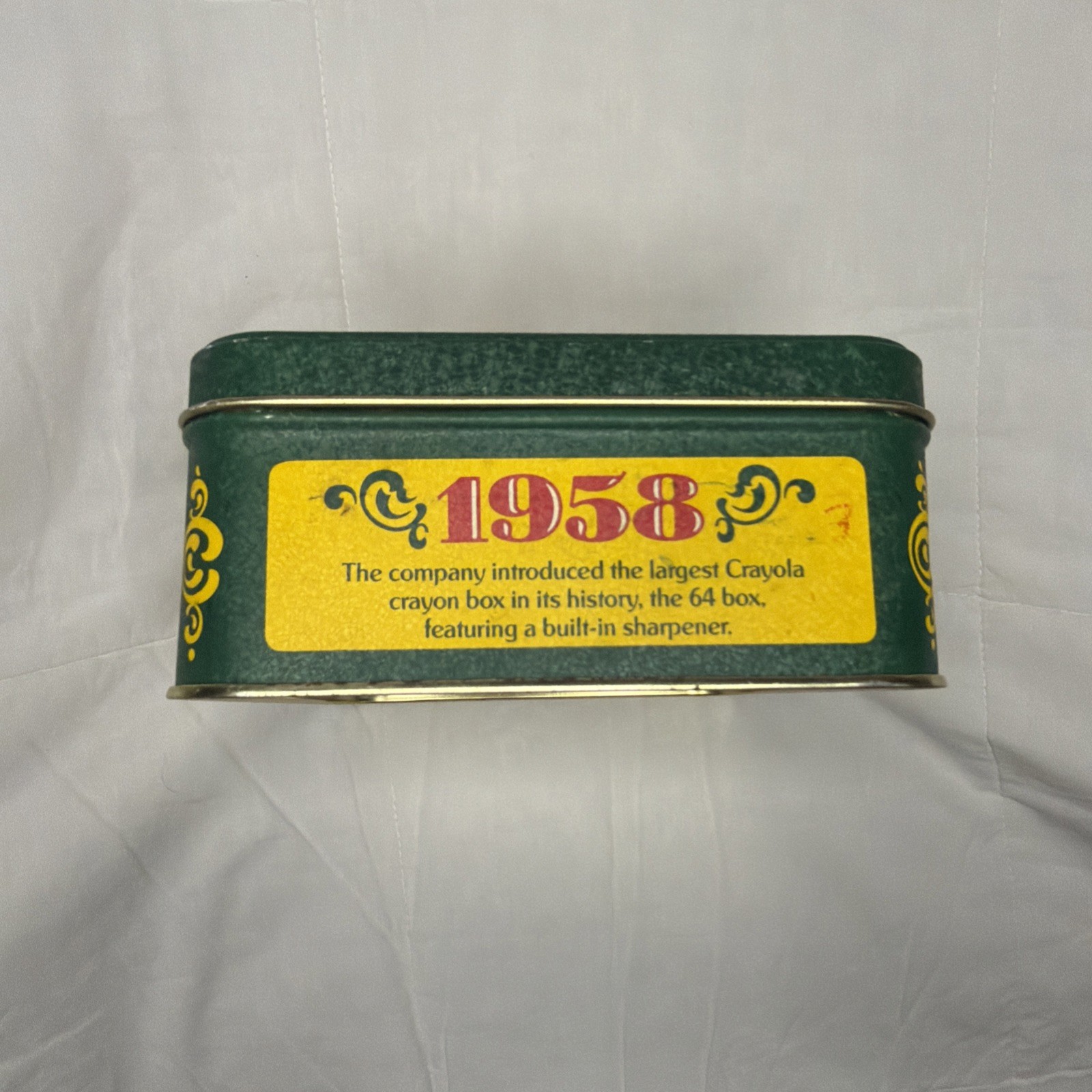 VTG 1991 Crayola Collector’s Colors Tin Limited Edition Empty Box