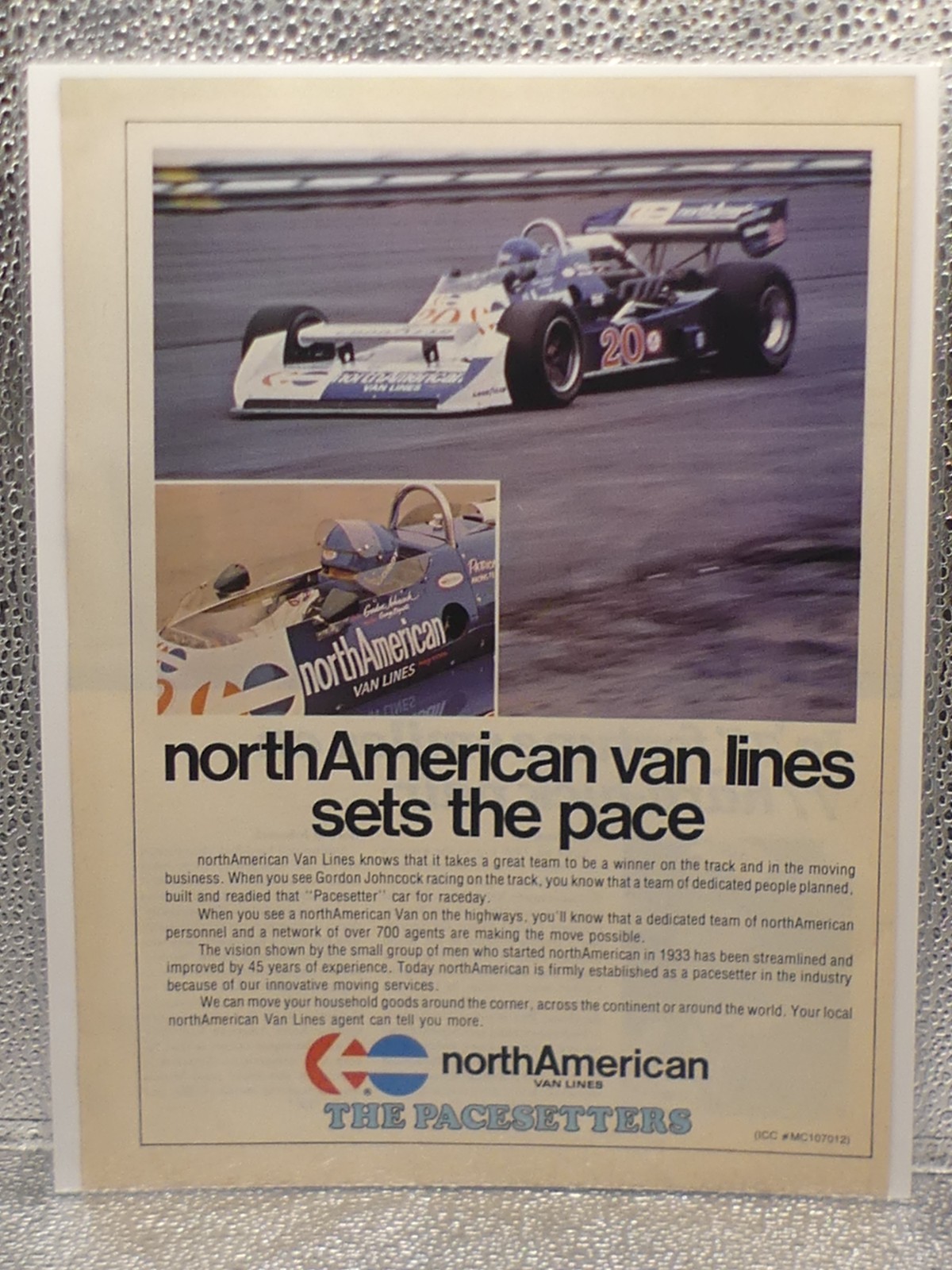 Vintage northAmerican Van Lines Pacesetter 1978 Print Advertising Full Page Ad
