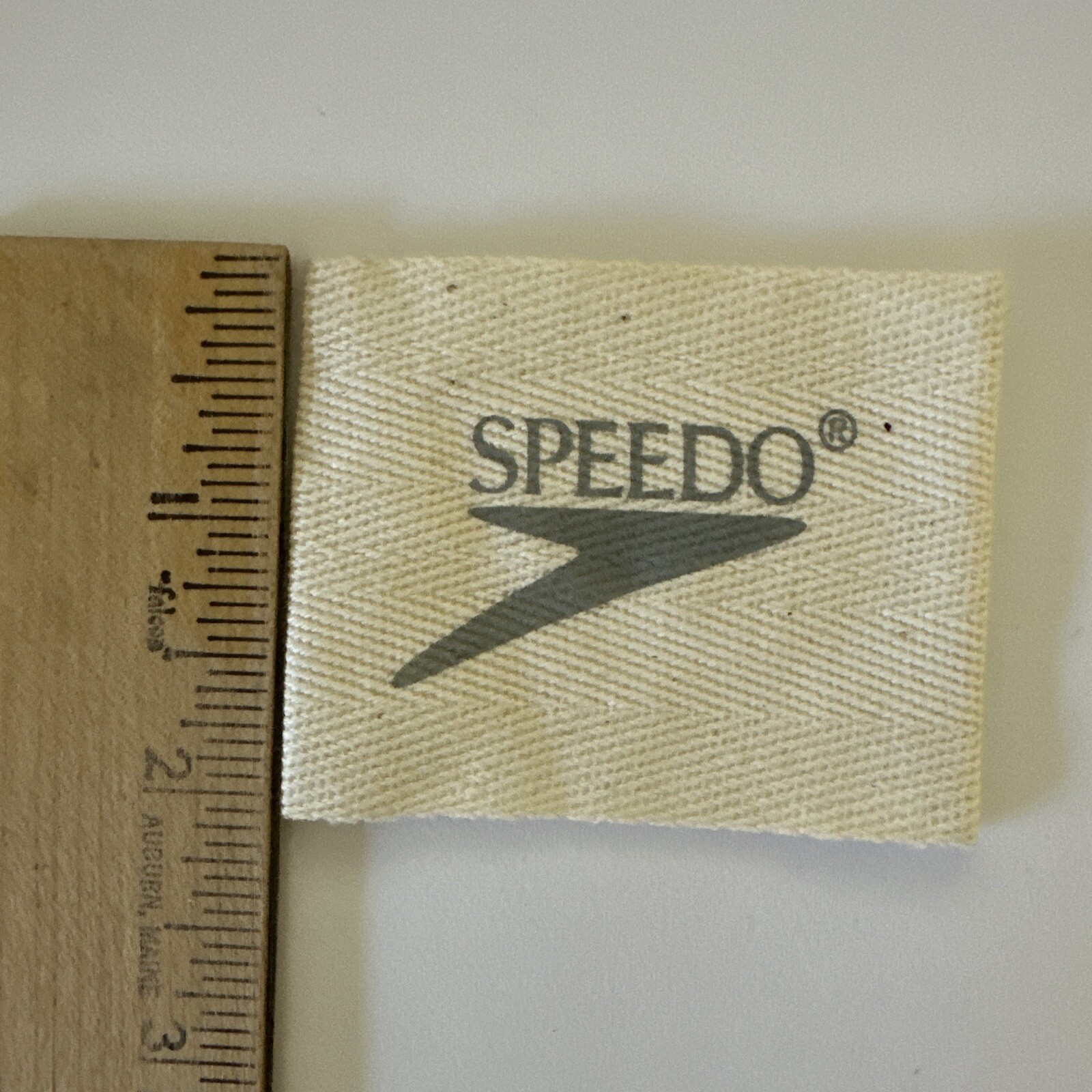 Vintage SPEEDO Athletic Fitness Swim Unused Clothing Tags Labels Patches