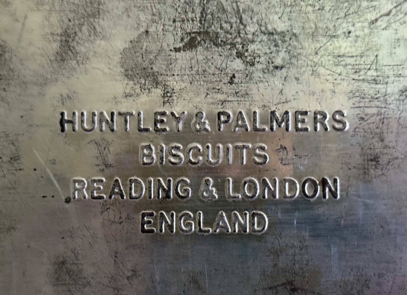 Vintage Huntley & Palmers ‘Cocktail Assorted Biscuits’ Tin Great Litho Graphics!