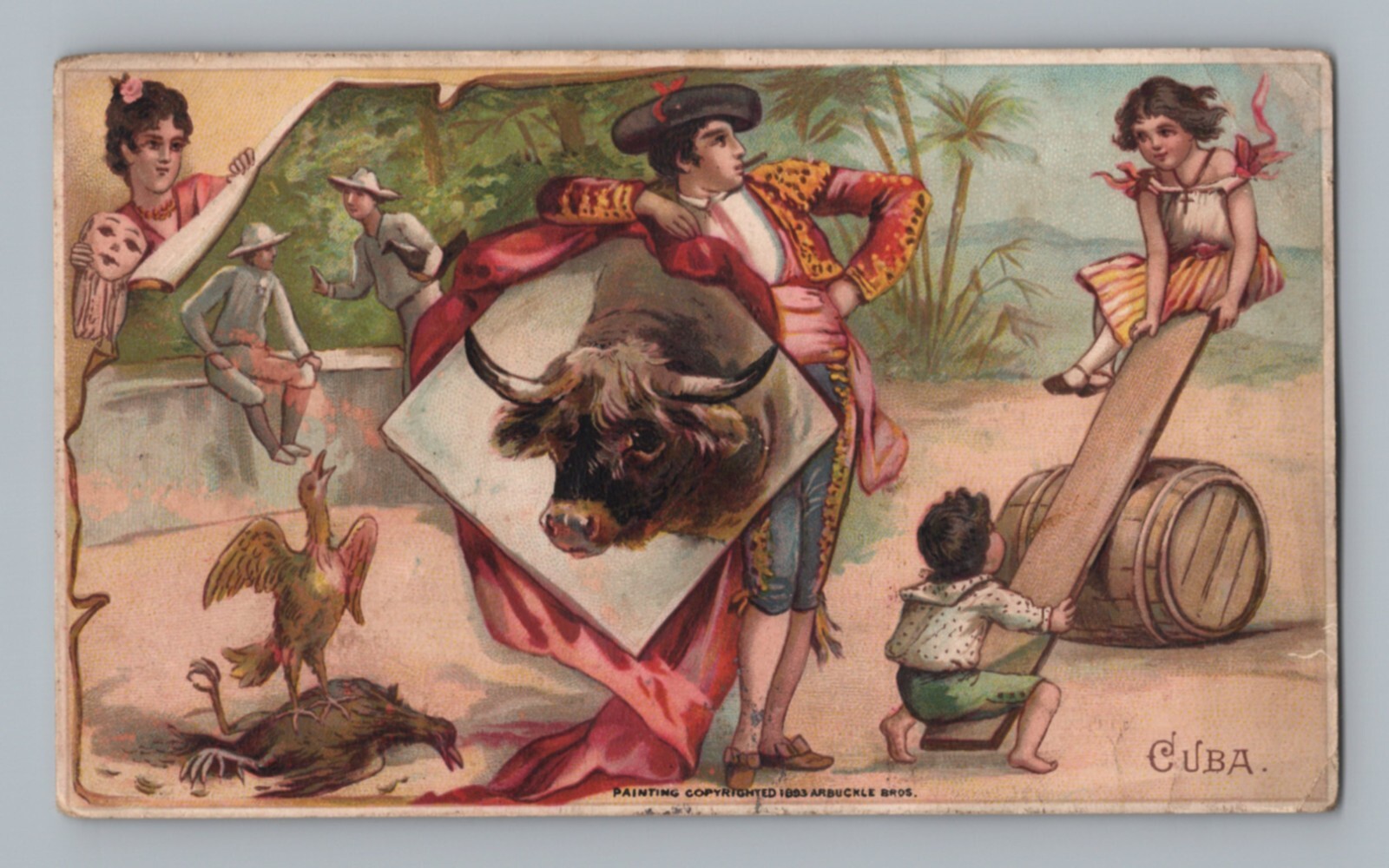 Arbuckle Bros Coffee New York 29 Cuba Victorian Trade Card