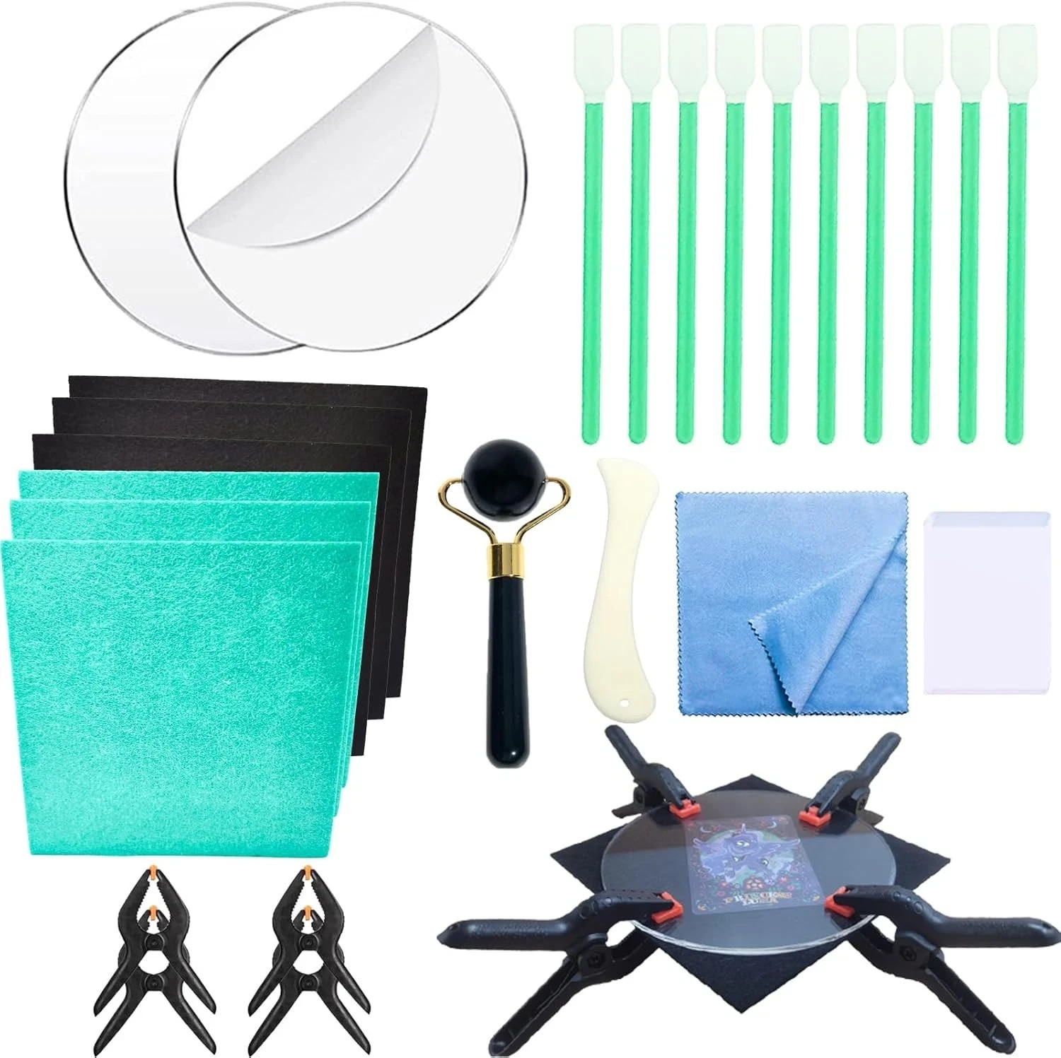 28 PCS Trading Card Cleaning Kit Sports Card Care Cleaning Kit Care Accessory