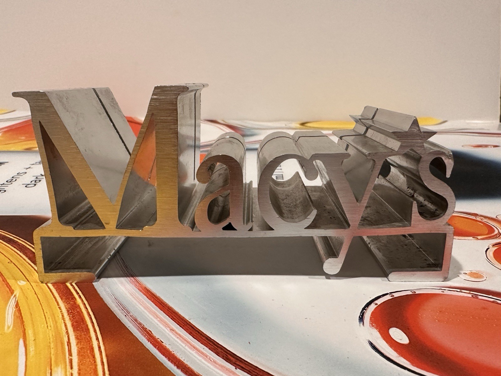Rare 3D Macy’s Retail Counter Paper Weight