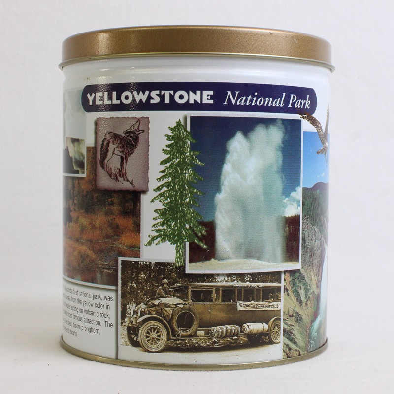 Trail’s End Gourmet Popcorn Tin Yellowstone Grand Teton